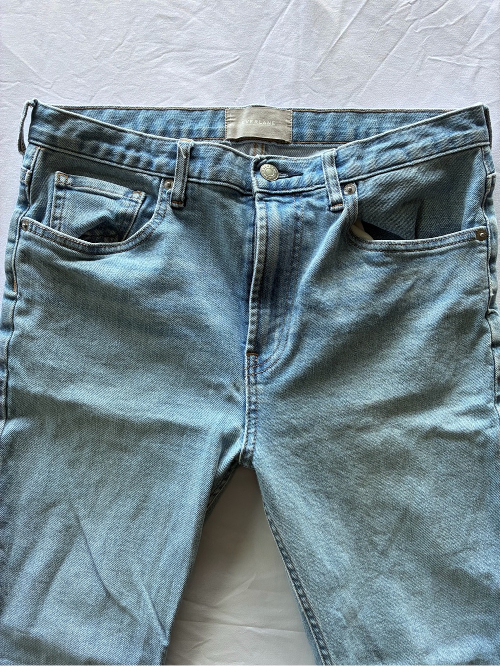 Everlane Light Blue Boyfriend Jeans - Picture 2 of 4